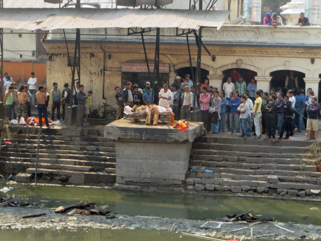 On the other side of the bridge were several ghats for lower caste members.
