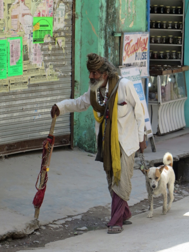sadhu and his dog
